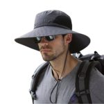 Wide Brim Sun Hat, Outdoor Sunscreen Waterproof