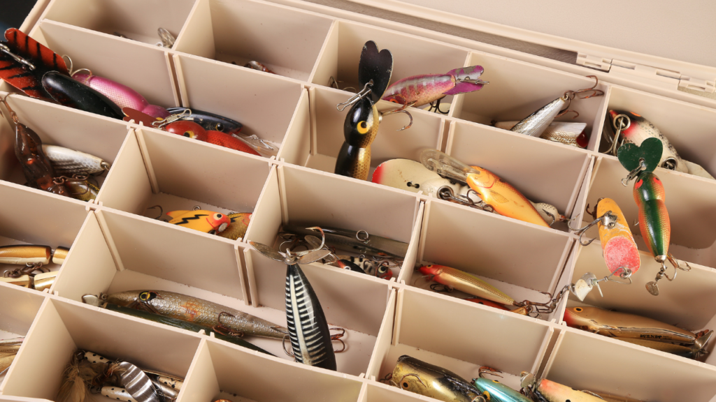 Picture of tackle box for trolling crappies