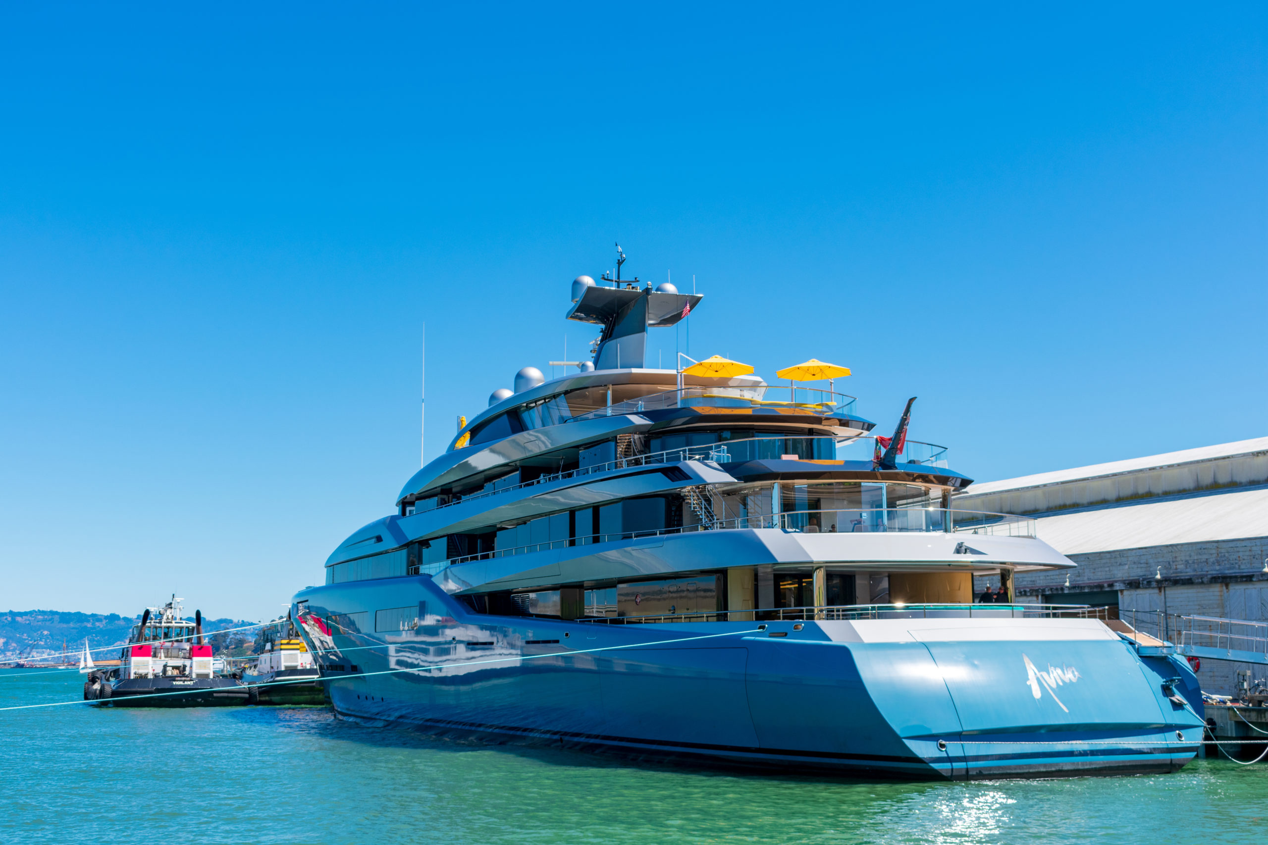 Super Mega Yacht Aviva Owned By British Billionaire Businessman Joe