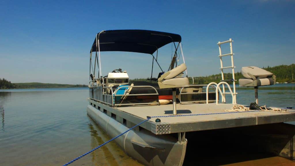 picture of a pontoon boat