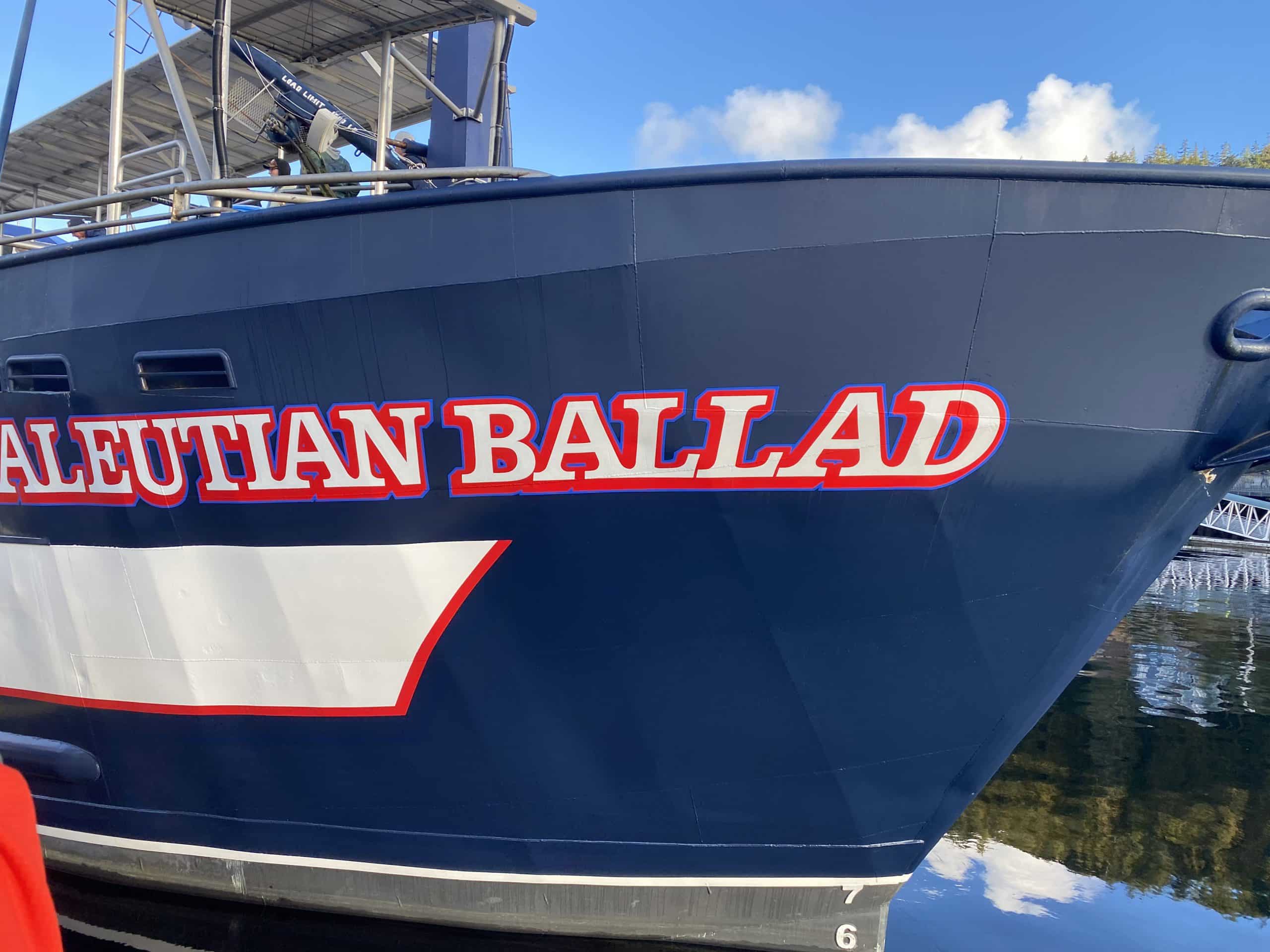 Aleutian Ballad Ship Front