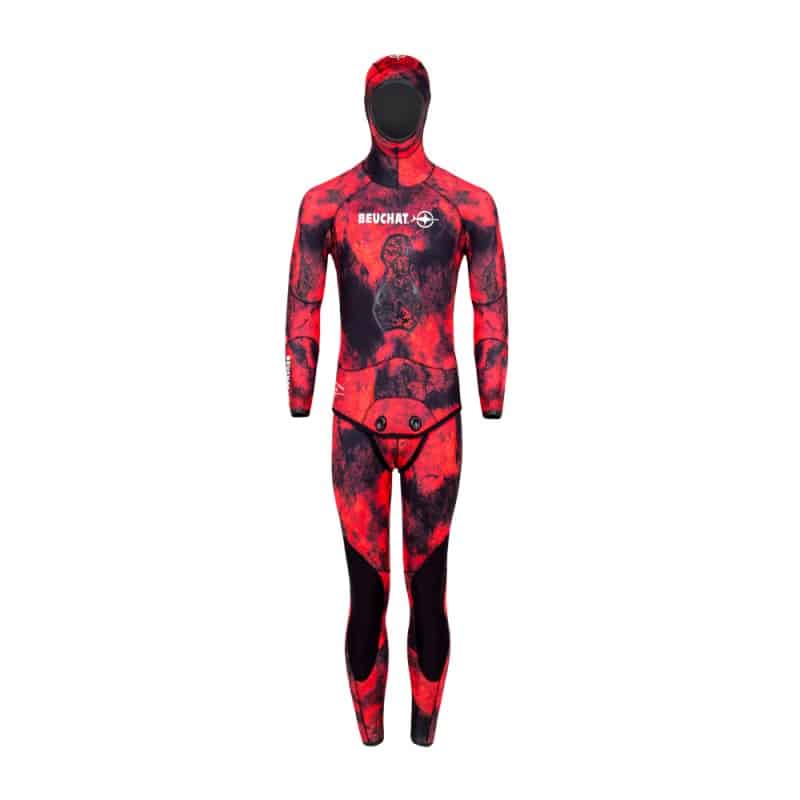 photo of the Beuchat Redrock wetsuit, one of the best spearfishing wetsuits