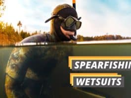 Best spearfishing wetsuits featured image from Fished That